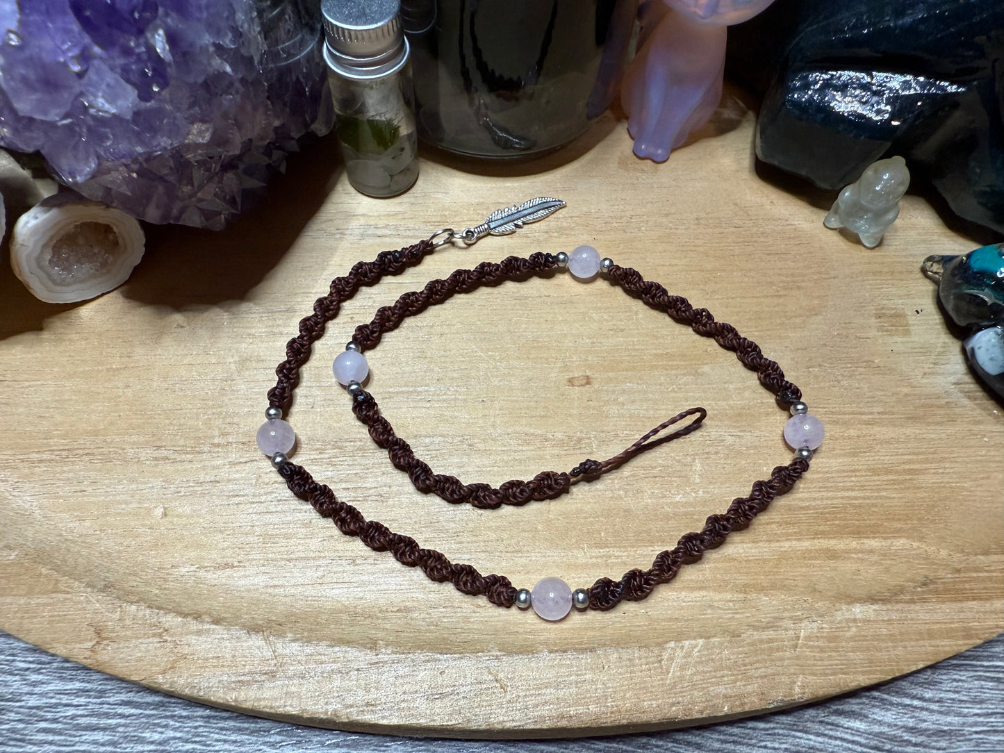 Haarsträhne dunkelbraun