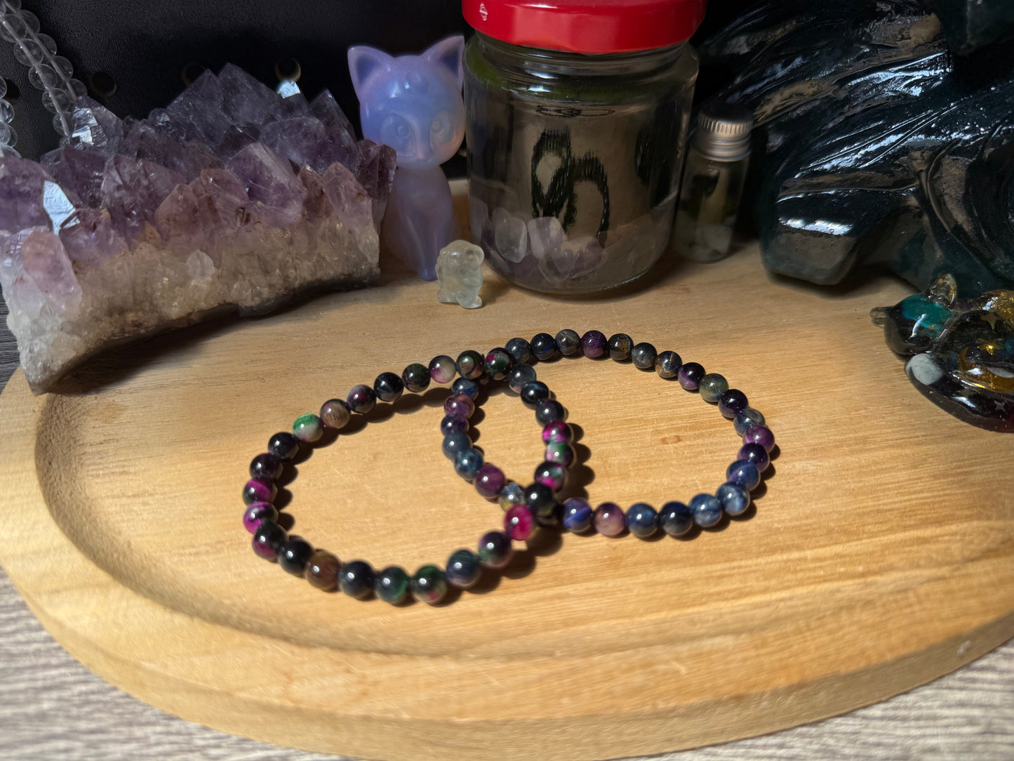 Galaxy Tigerauge dunkel 6mm