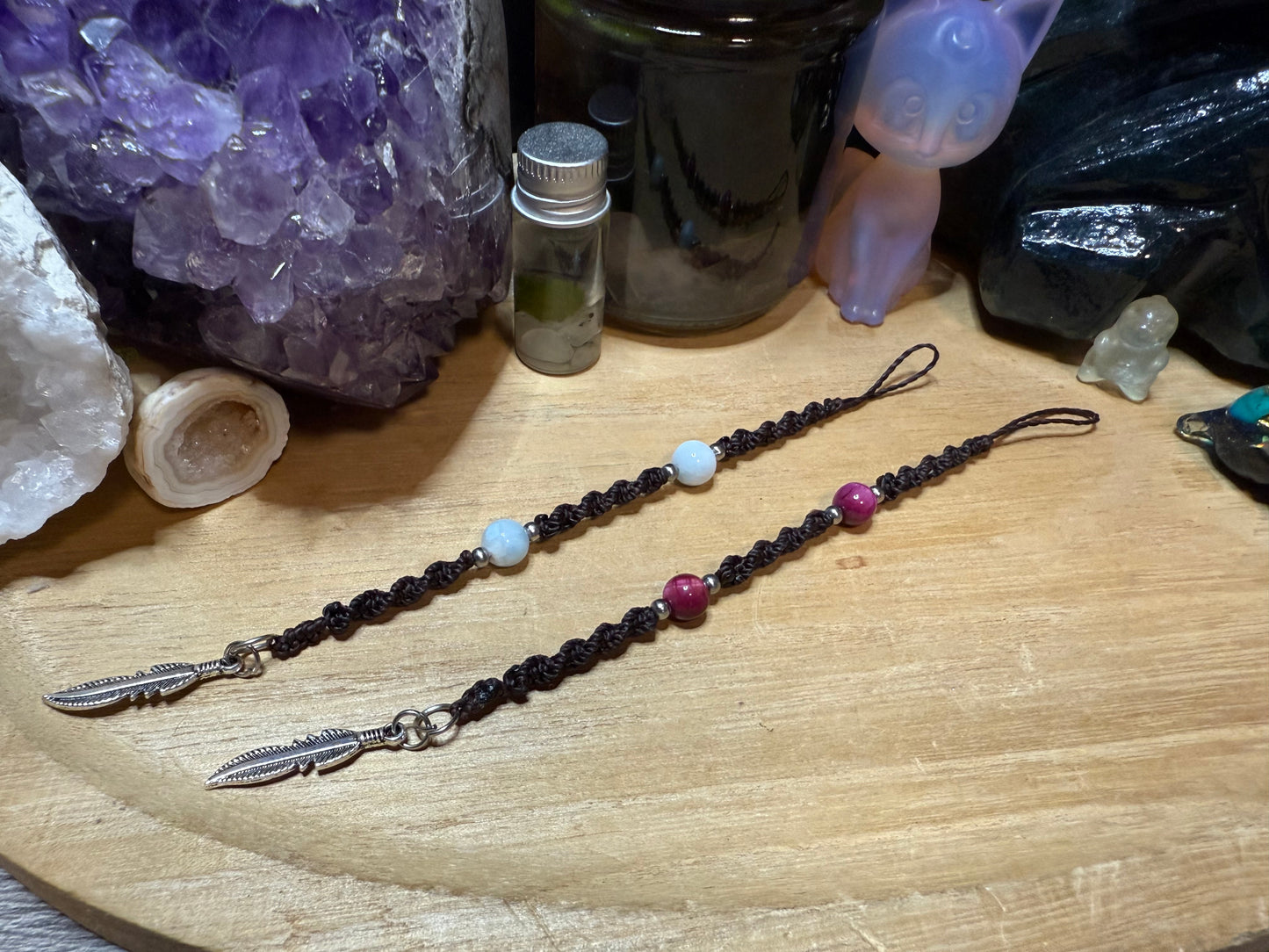 Haarsträhne dunkelbraun kurz