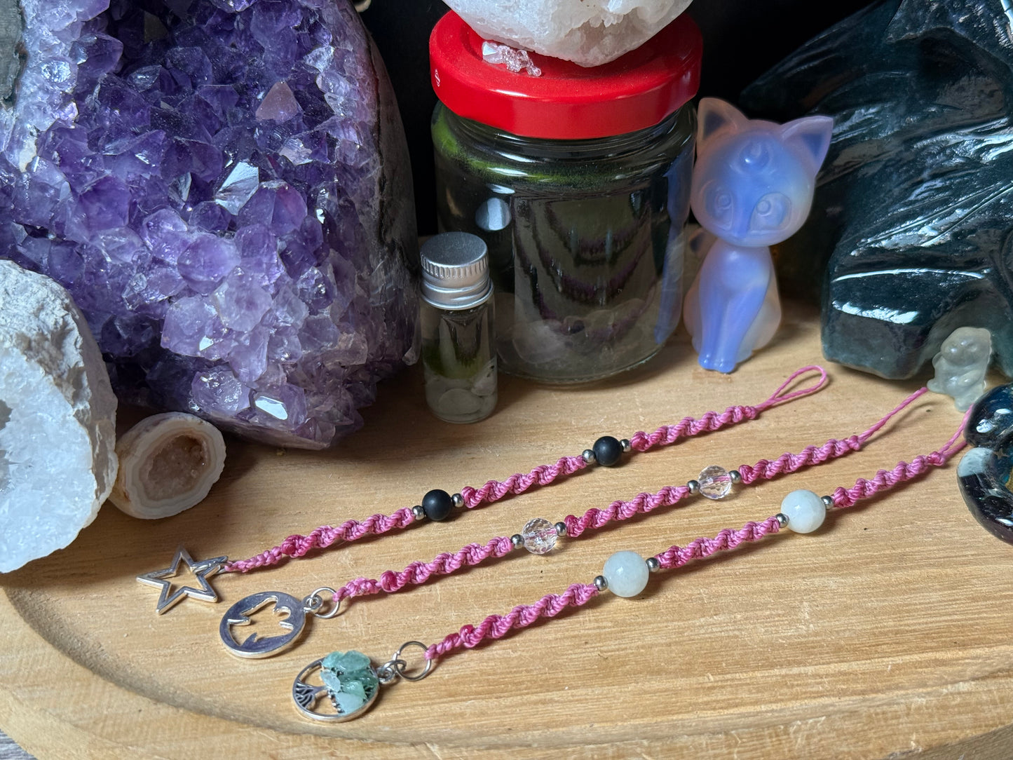 Haarsträhne rosa kurz