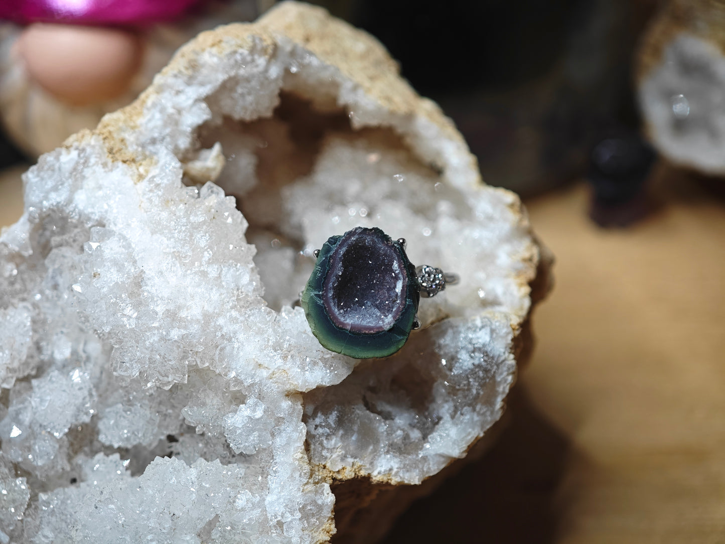 Achat Ring 925er Silber