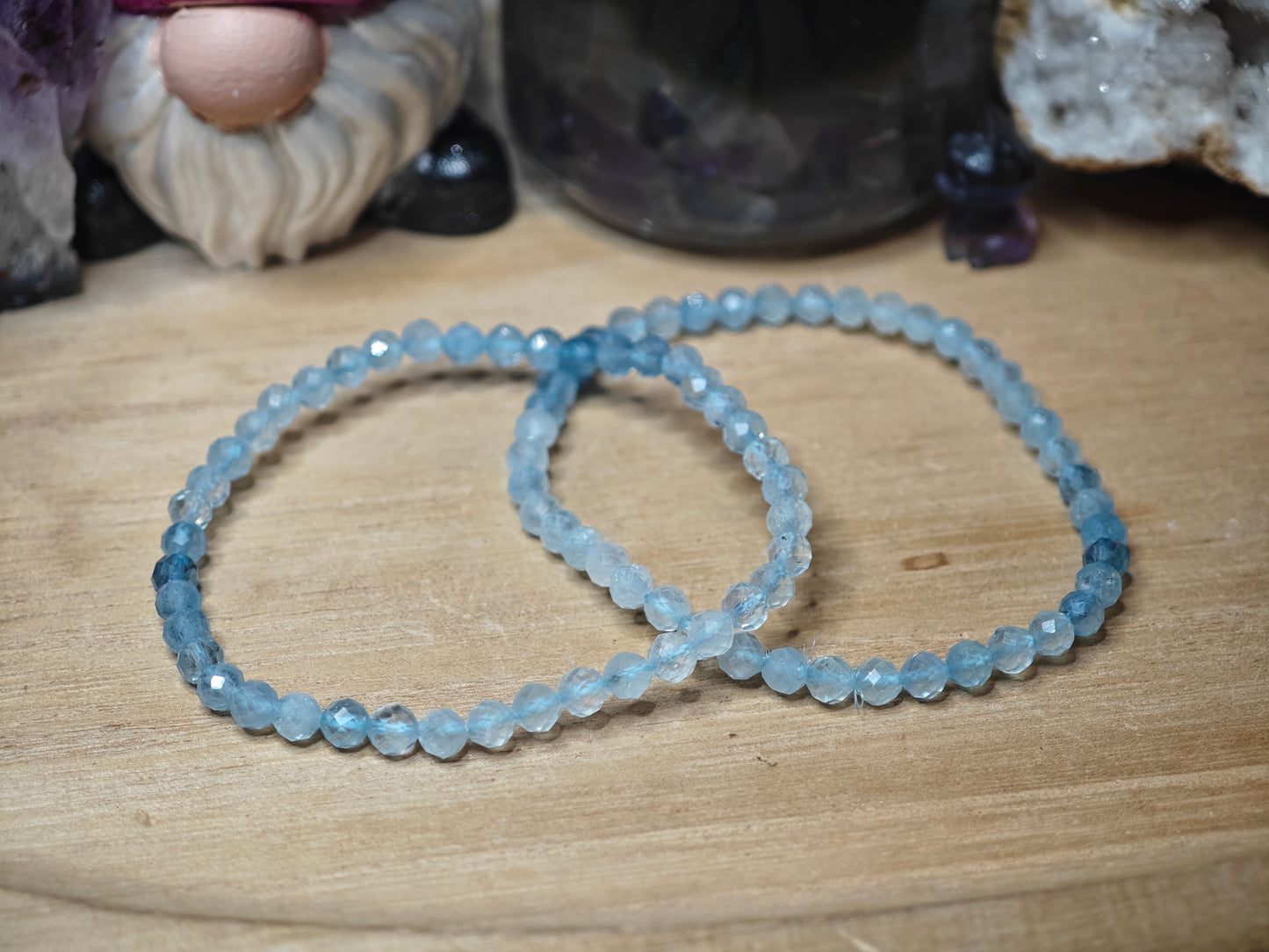 Aquamarin Armband facettiert