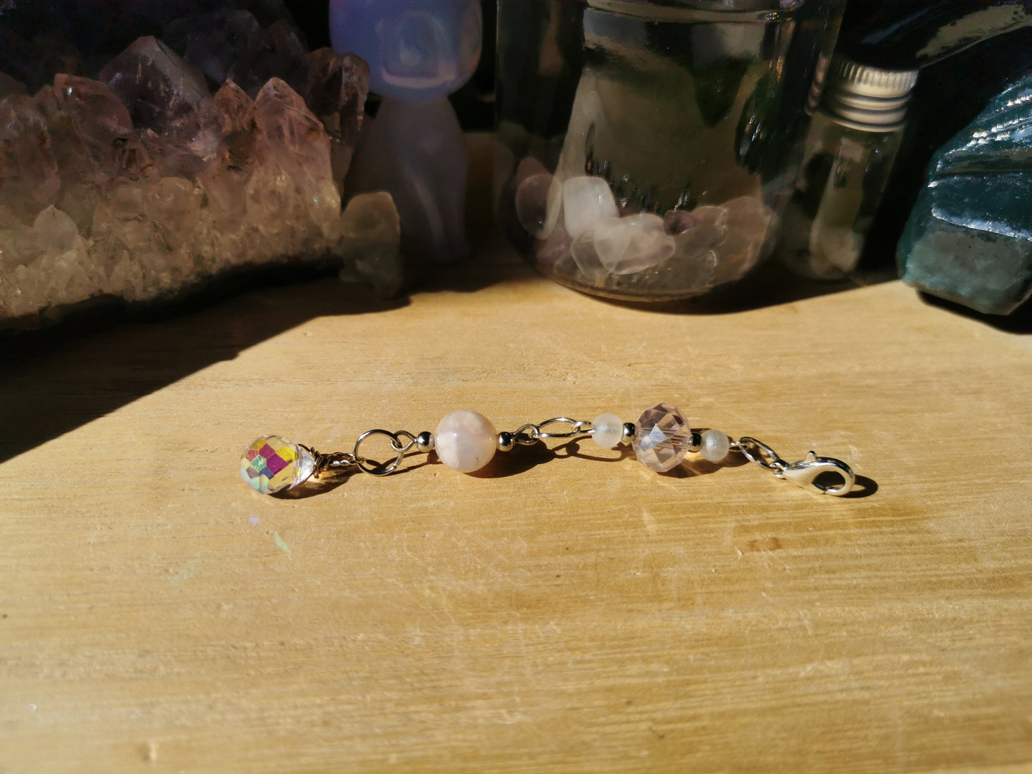 Mini Suncatcher Blumenachat