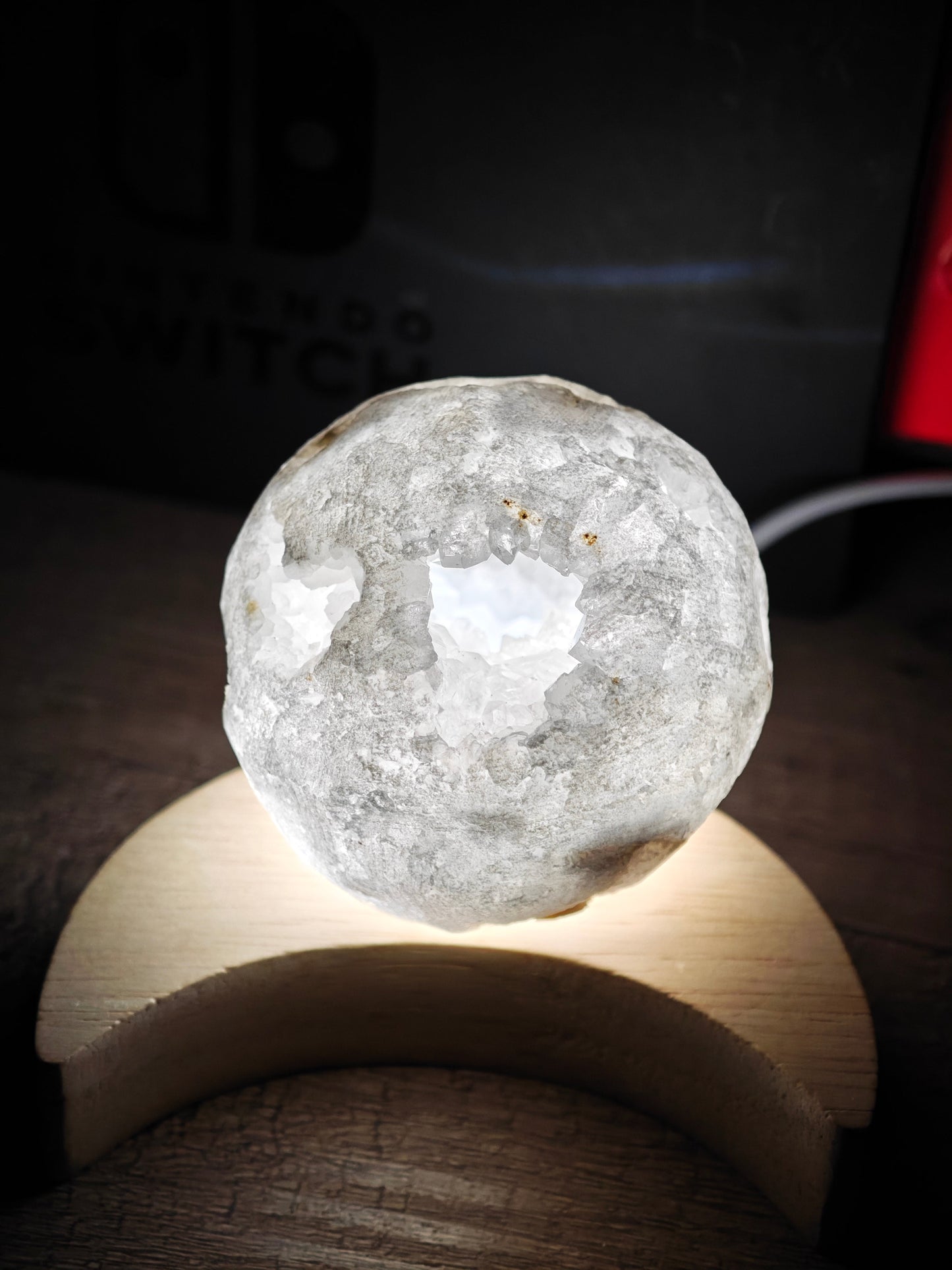 Bergkristall Mond groß