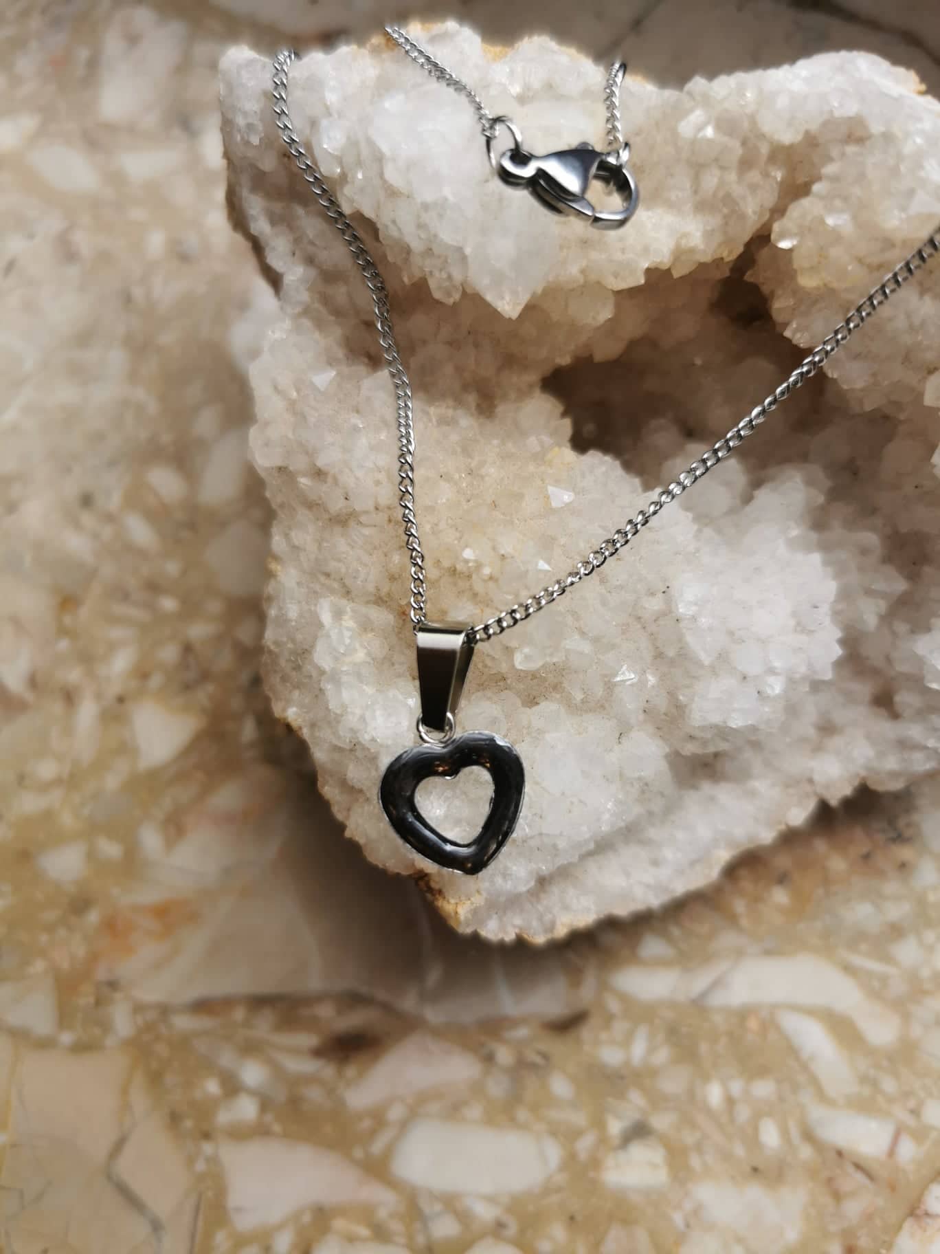 Herzanhänger Edelstahl