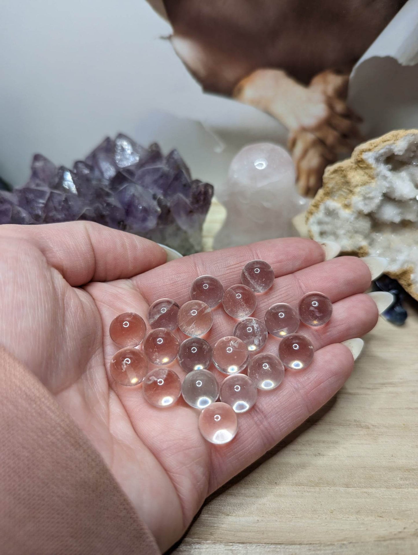 Bergkristall Mini Kugeln