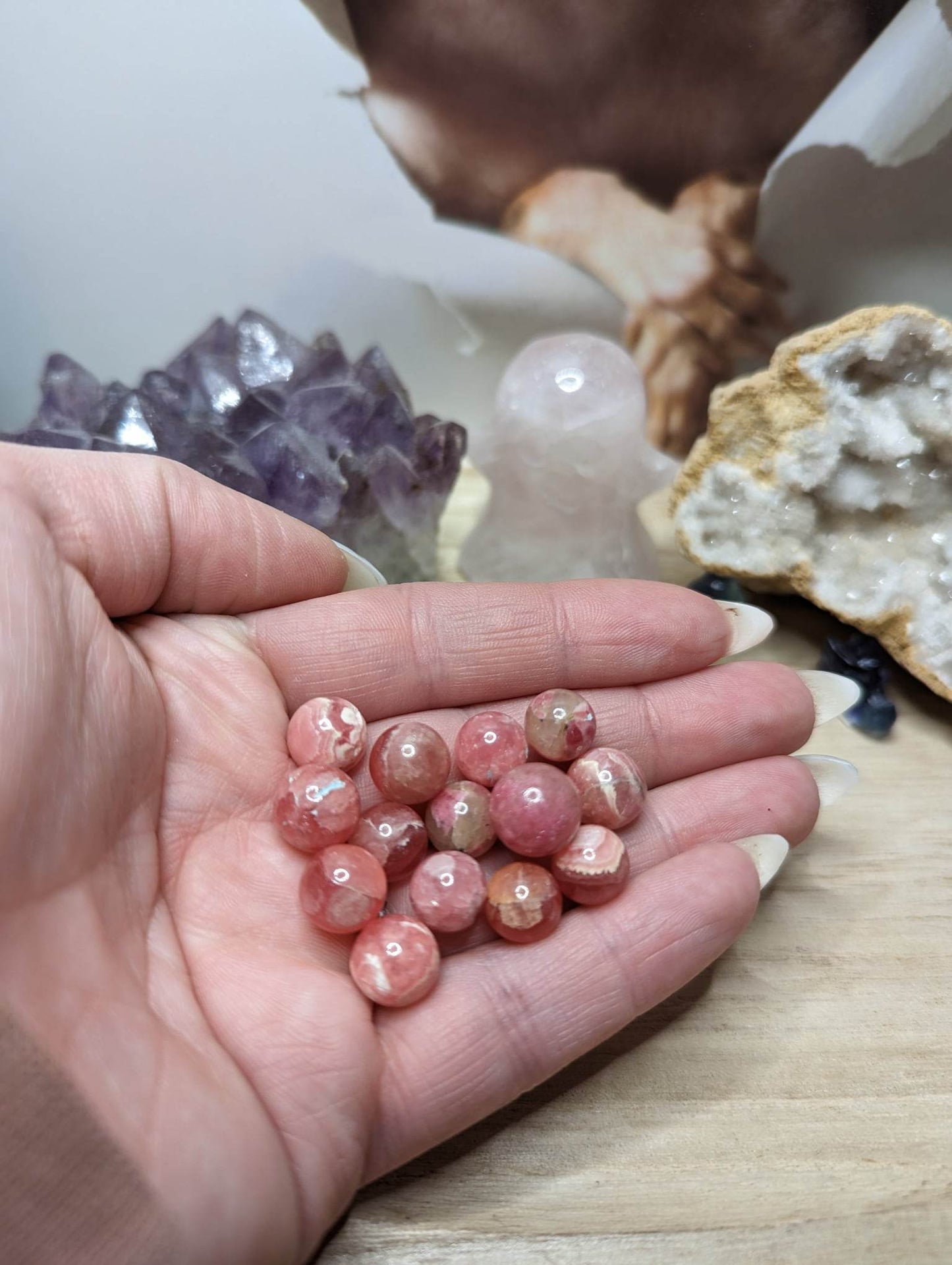 Rhodochrosit Mini Kugeln