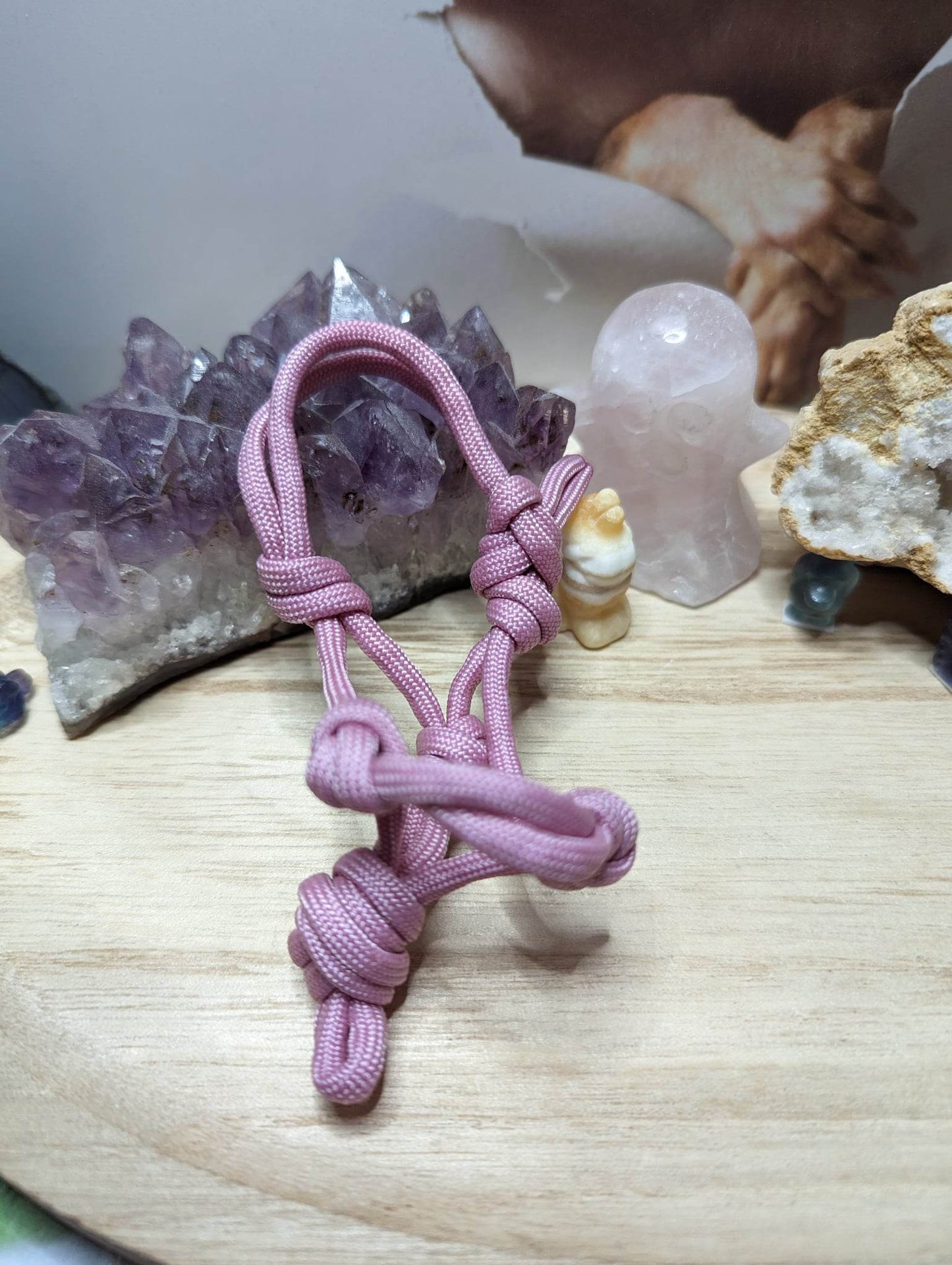 Mini Knotenhalfer Flieder