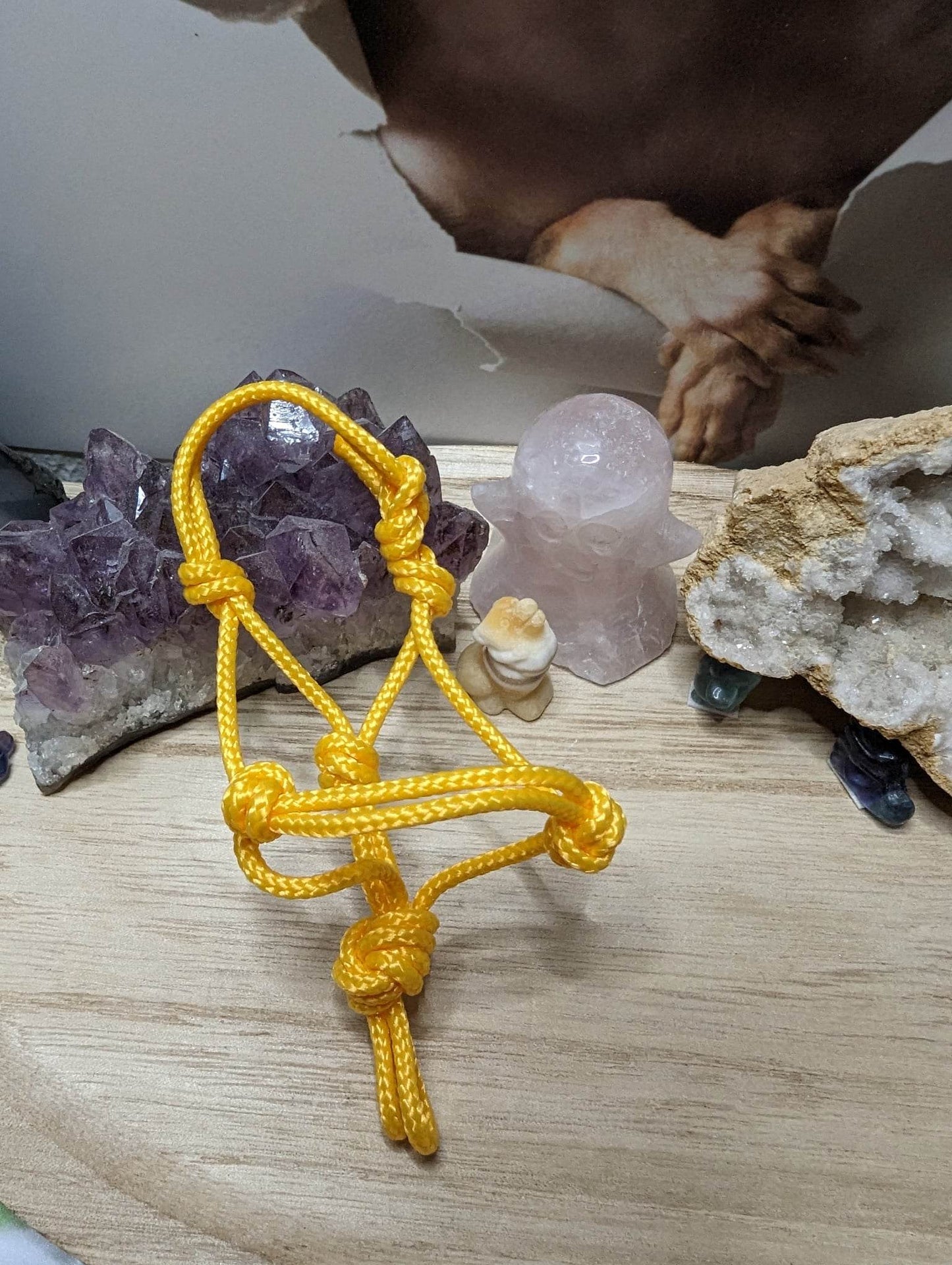 Mini Knotenhalfter Gelb