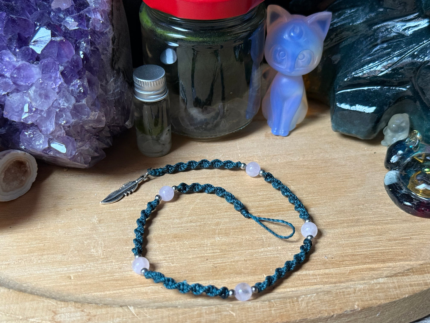 Haarsträhne Tannengrün