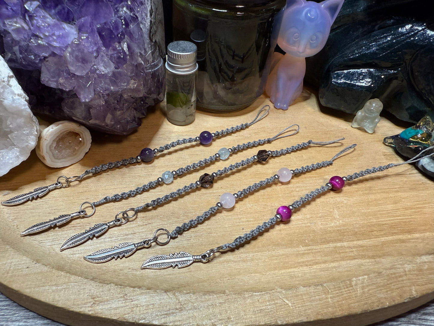 Haarsträhne grau kurz