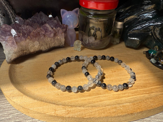 Turmalinquarz Armband 6mm
