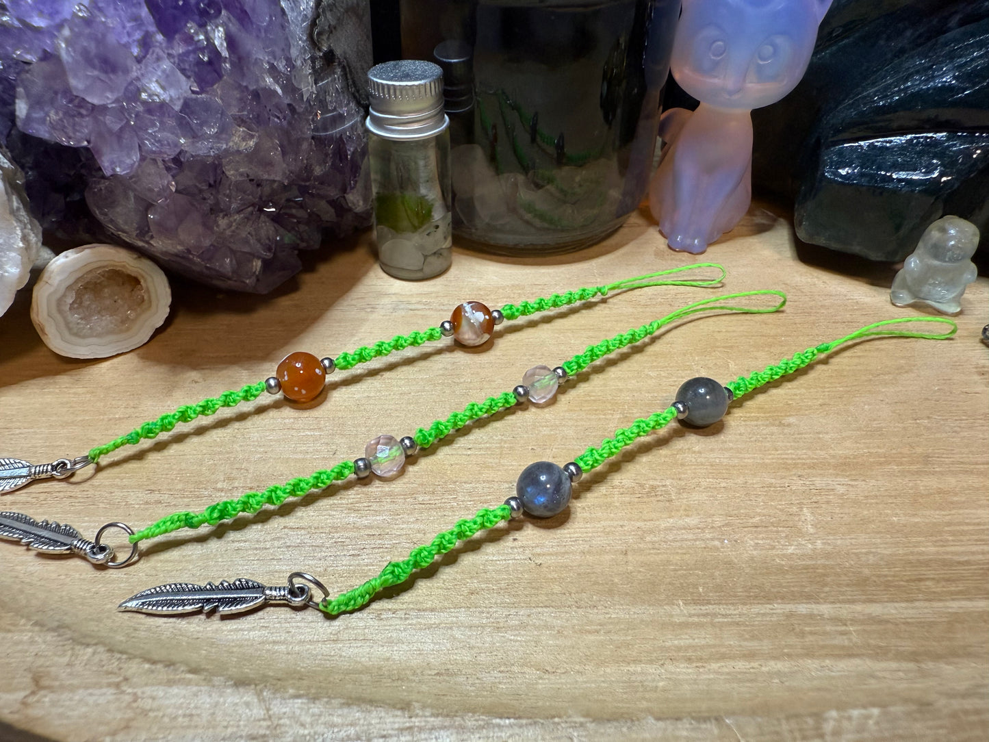 Haarsträhne neongelb kurz