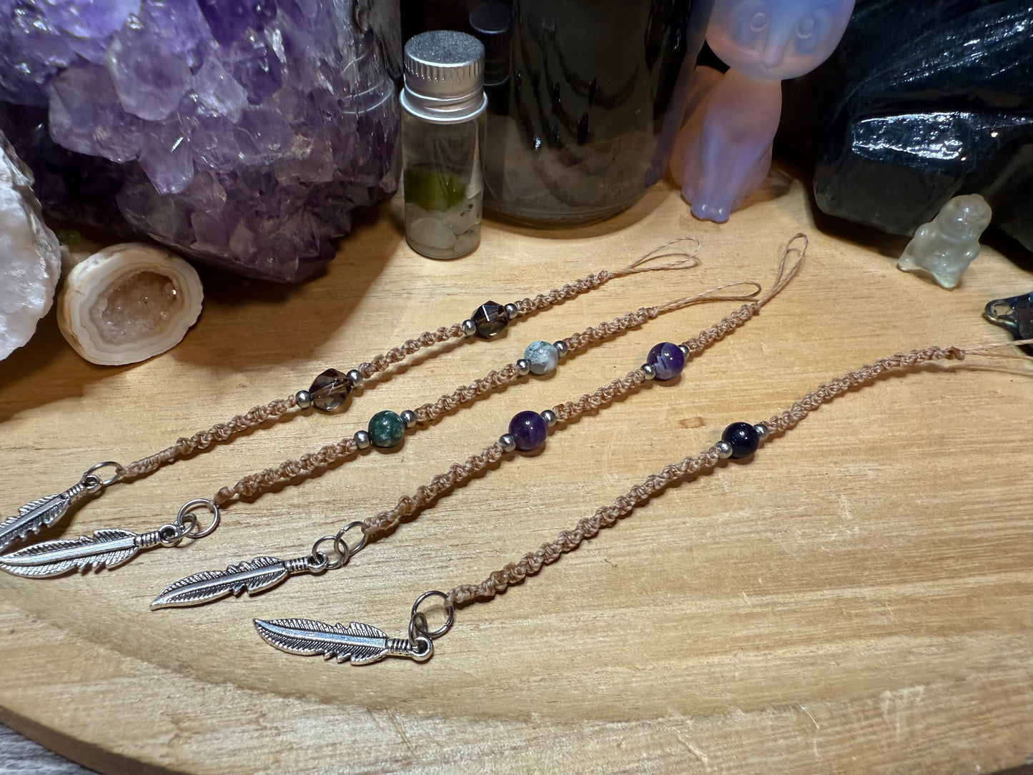 Haarsträhne hellbraun kurz