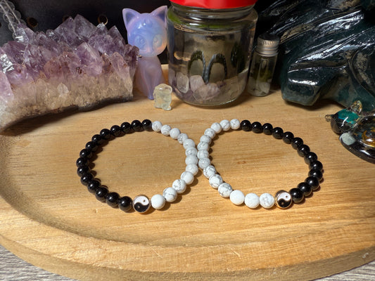 Yin und Yang Armband 6mm