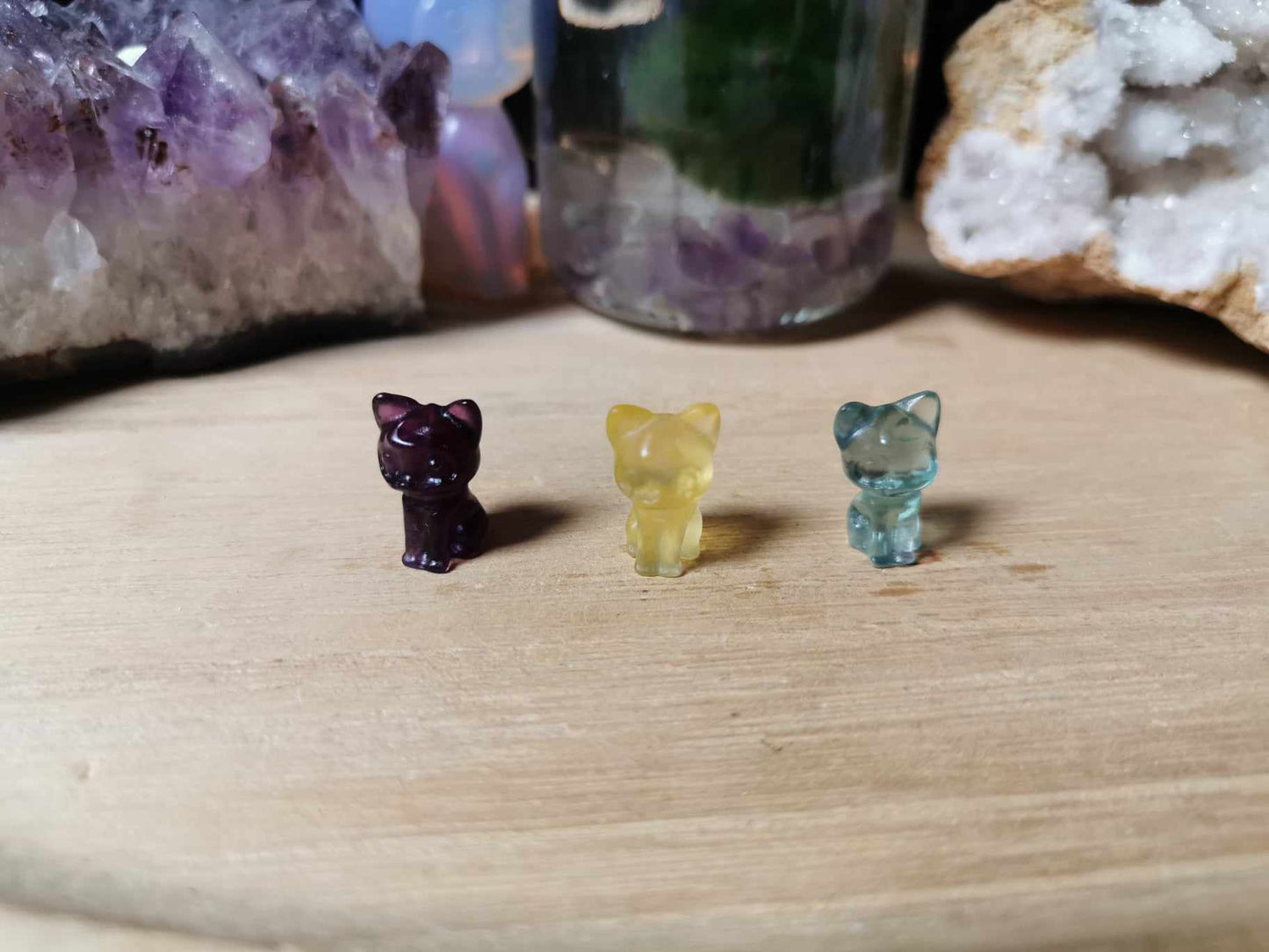 Fluorit Mini Luna Katze