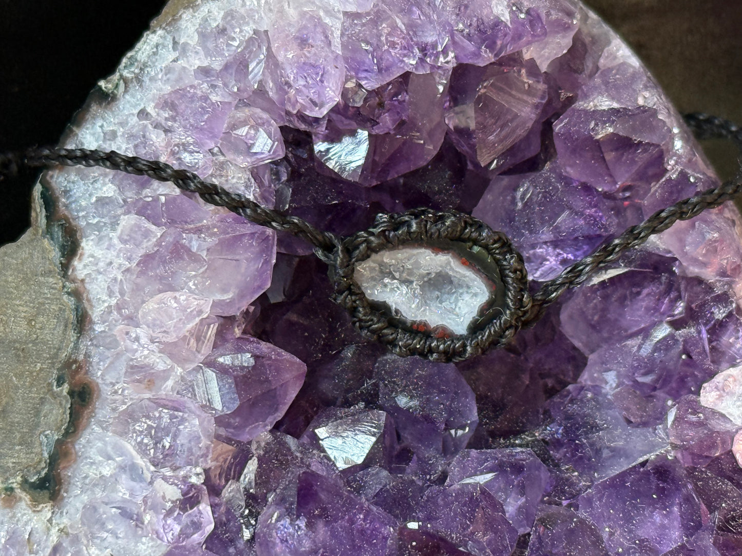 Achat Geoden Armband Makramee