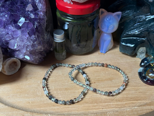 Gartenquarz Armband 4mm