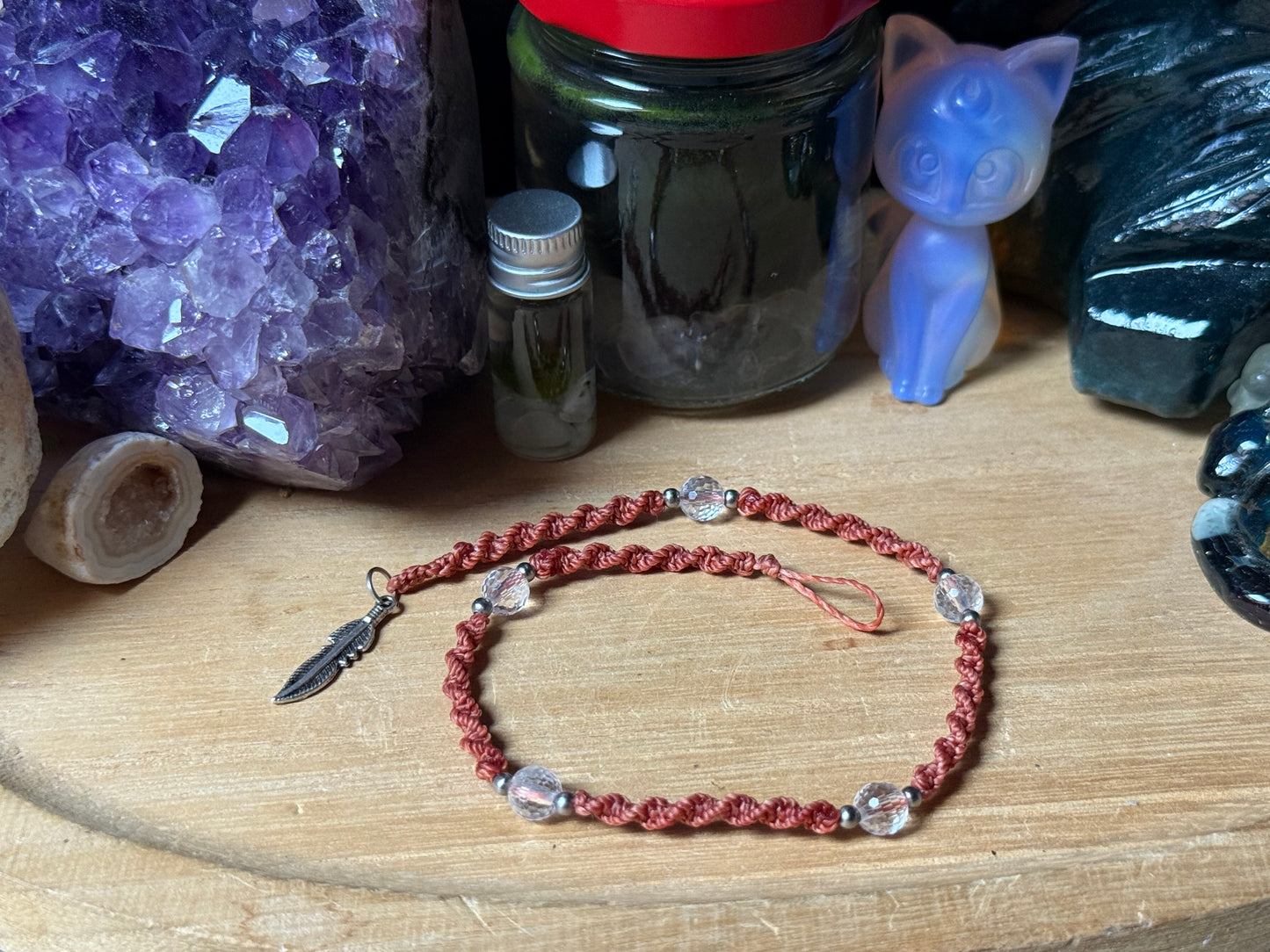 Haarsträhne mittelbraun