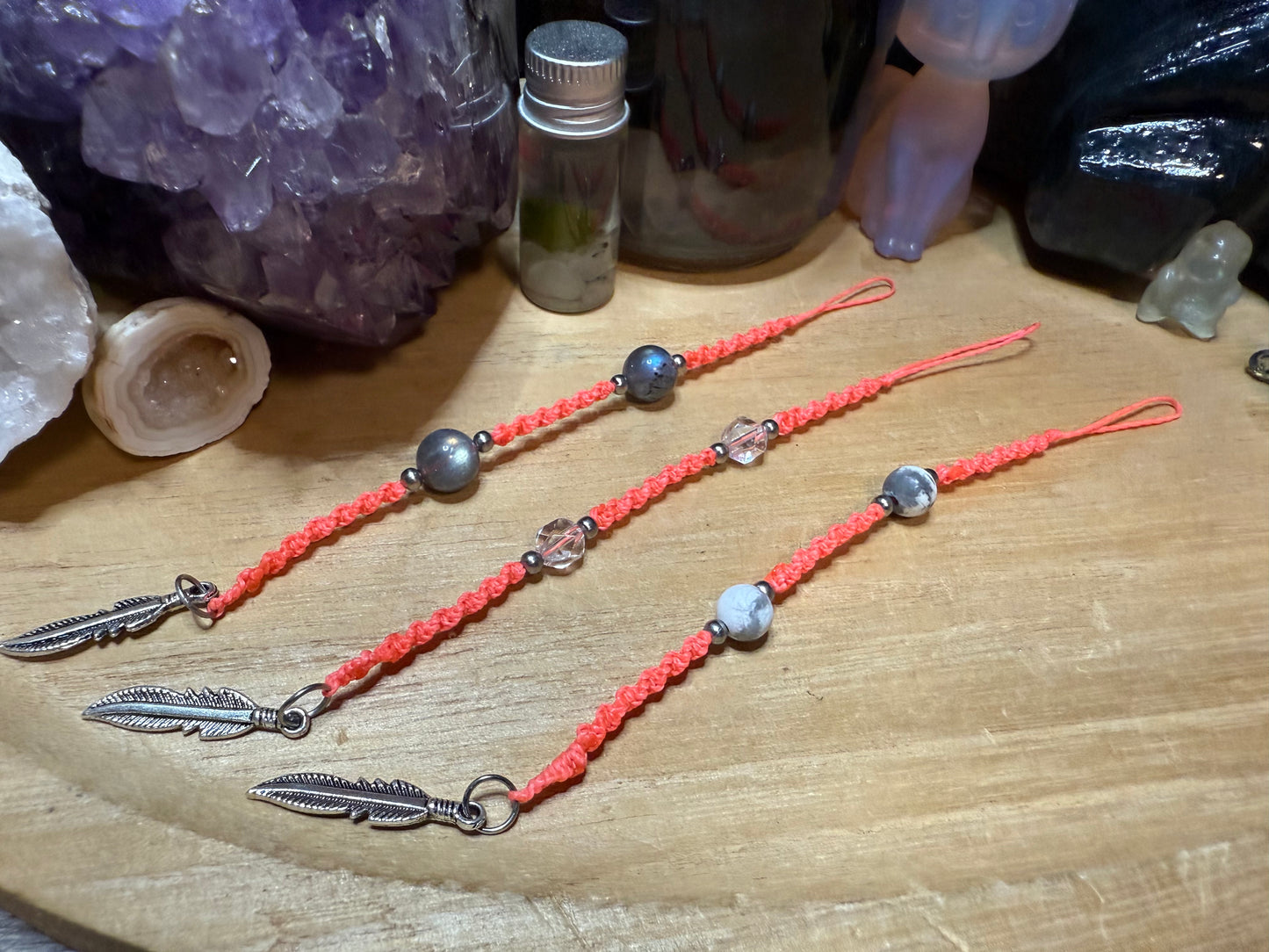 Haarsträhne hellorange kurz