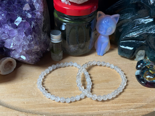 Petroleum Quarz Armband 6mm