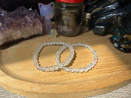 Angel Aura Bergkristall Armband 6mm