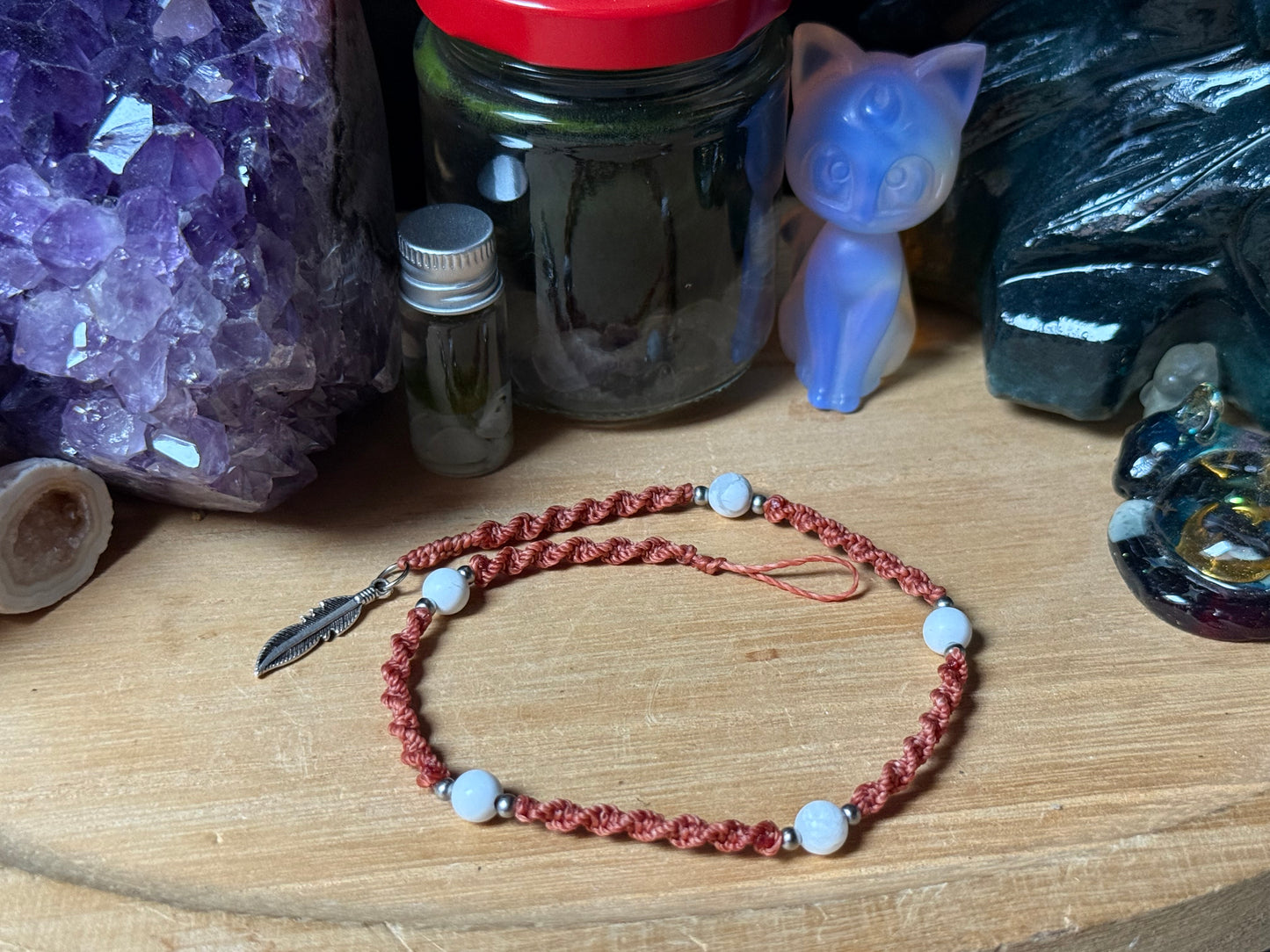 Haarsträhne mittelbraun