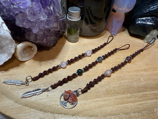 Haarsträhne dunkelbraun kurz