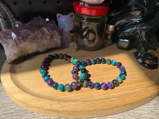 Galaxy Tigerauge Armband 8mm