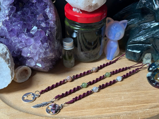 Haarsträhne Bordeaux kurz