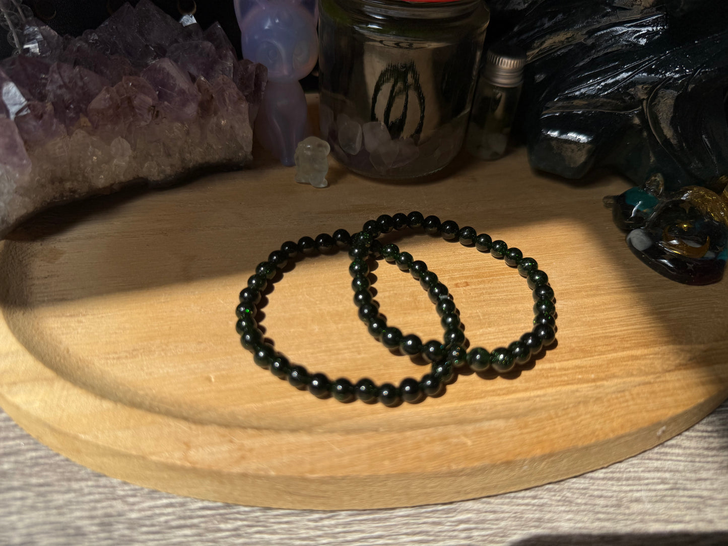 Grünfluss Armband 6mm