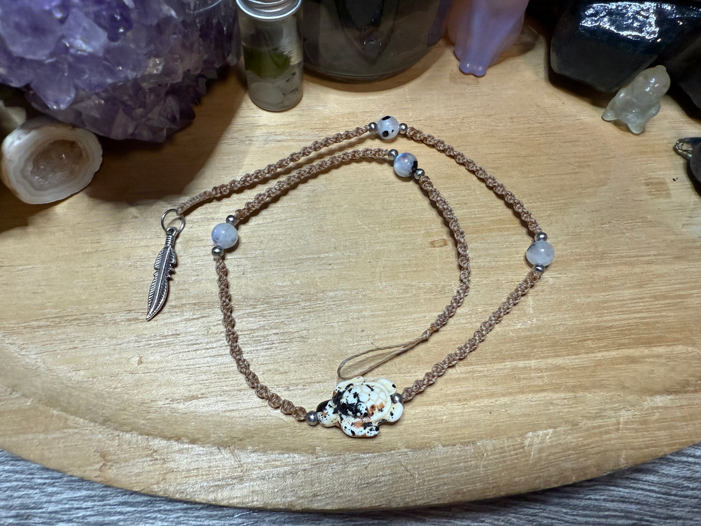 Haarsträhne hellbraun