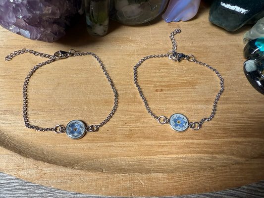 Sternschnuppen Armband Vergissmeinnicht