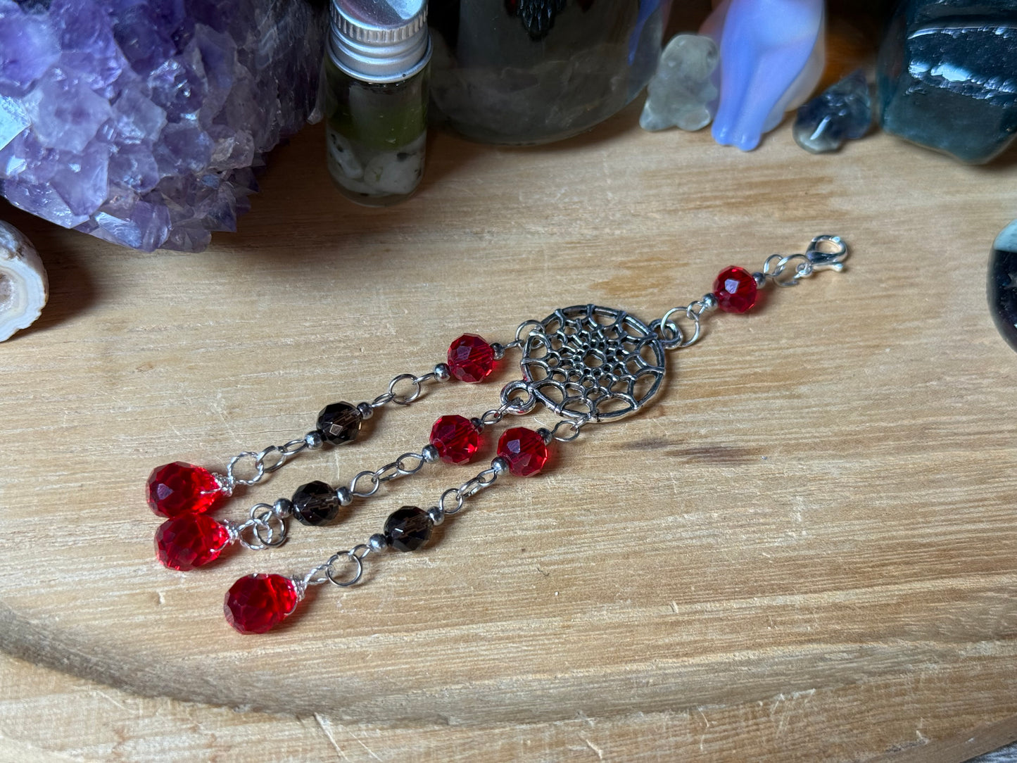 Suncatcher „Dark Romance“ Rauchquarz