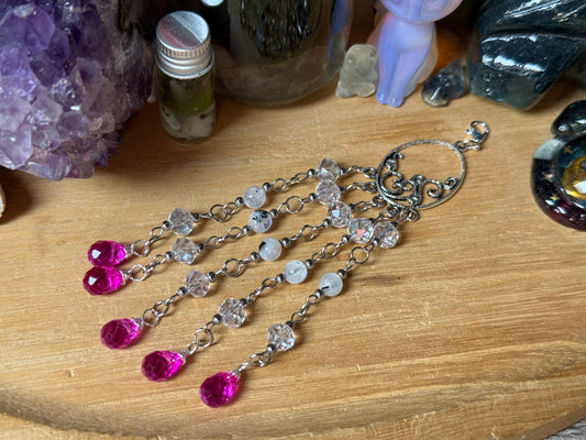 Regenbogen Mondstein Suncatcher