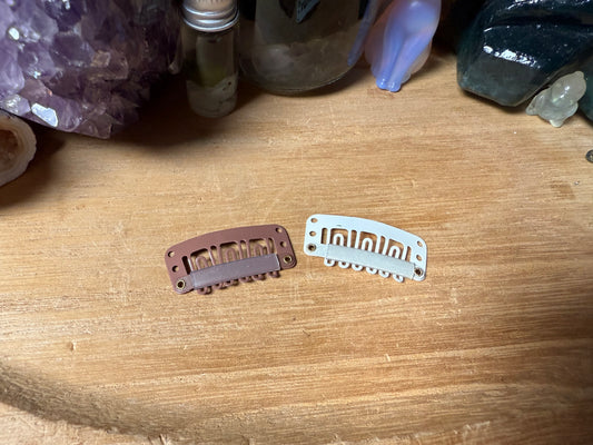 Klammer Haarsträhne