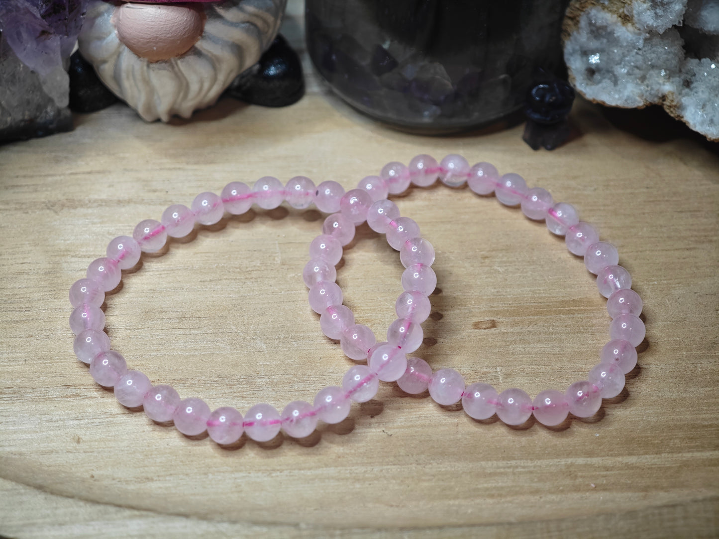 Rosenquarz Armband