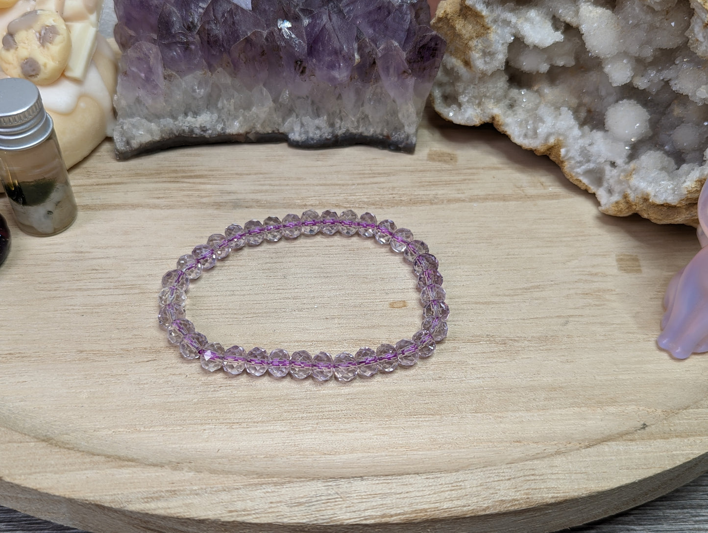 Amethyst facettiert Armband