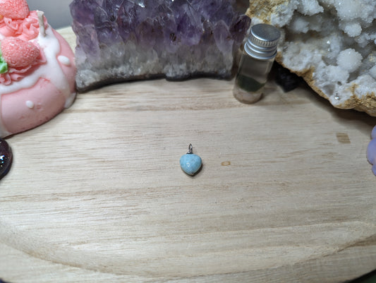 Larimar Herz Anhänger E29