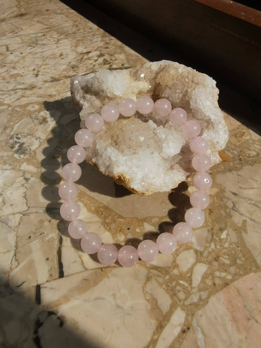 Rosenquarz Armband