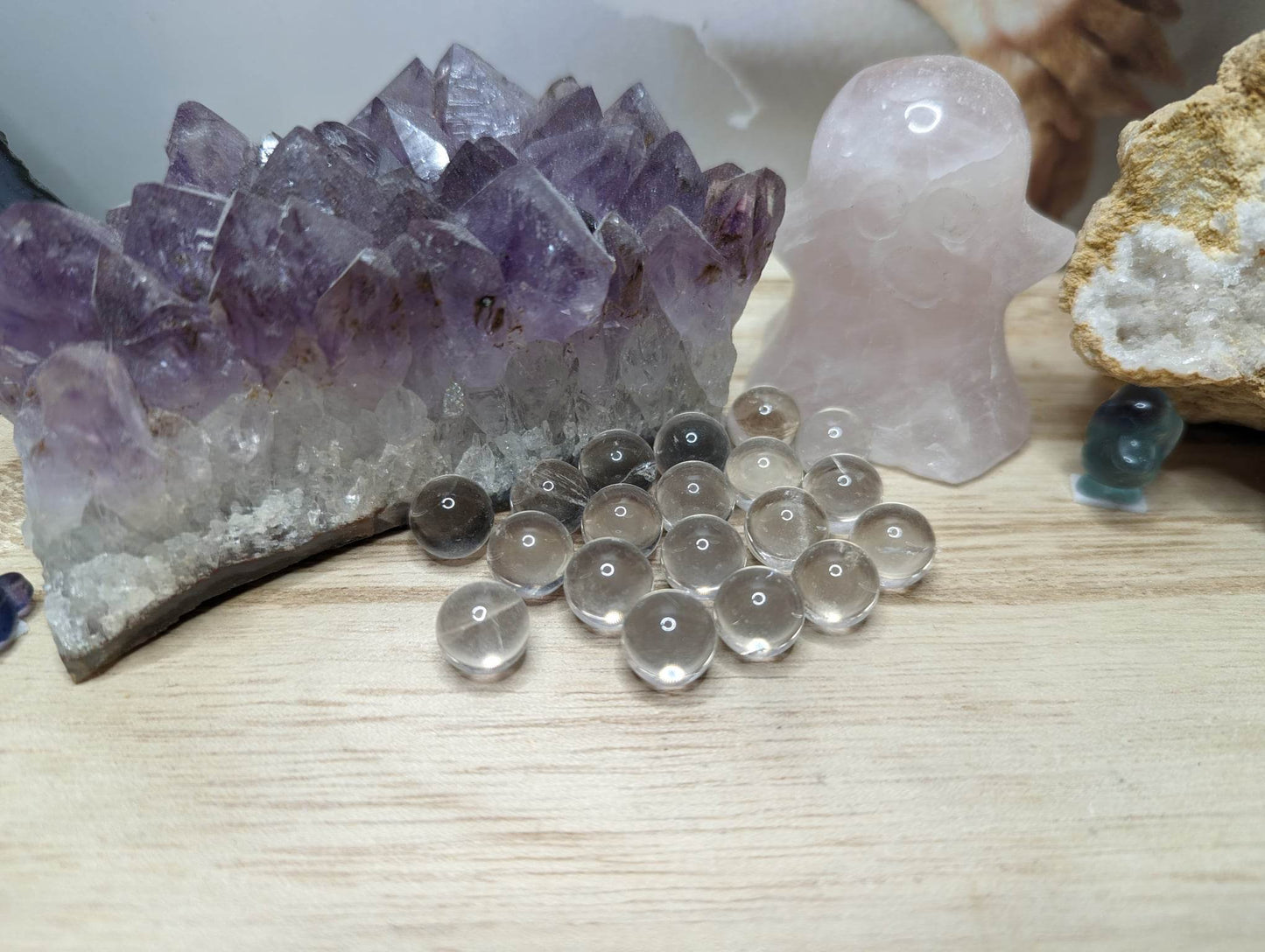 Bergkristall Mini Kugeln