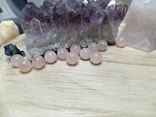 Rosenquarz Mini Kugeln