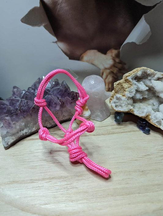 Mini Knotenhalfter Pink