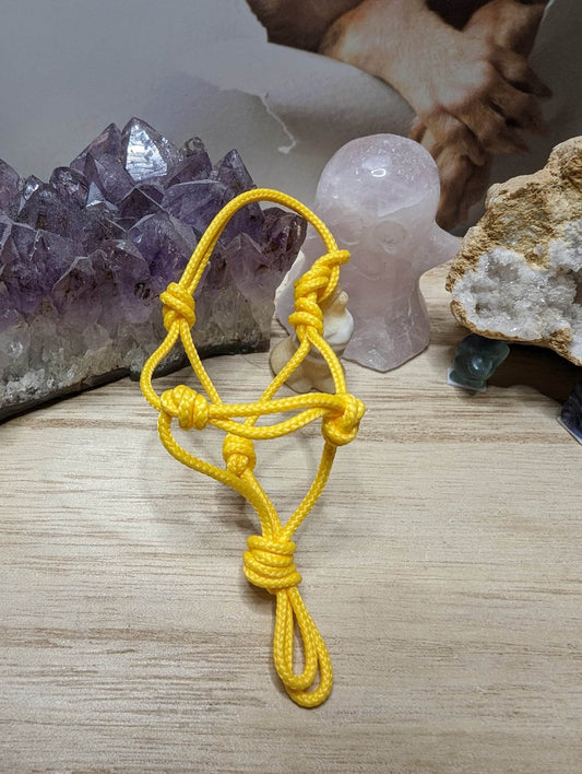 Mini Knotenhalfter Gelb