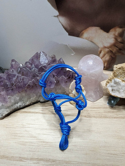 Mini Knotenhalfter Blau
