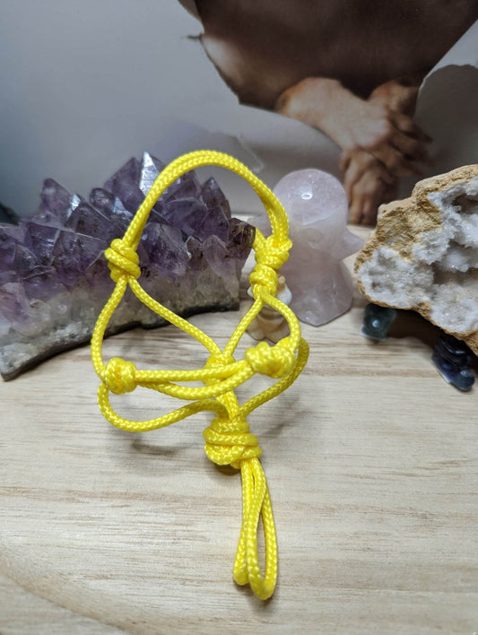 Mini Knotenhalfter Gelb