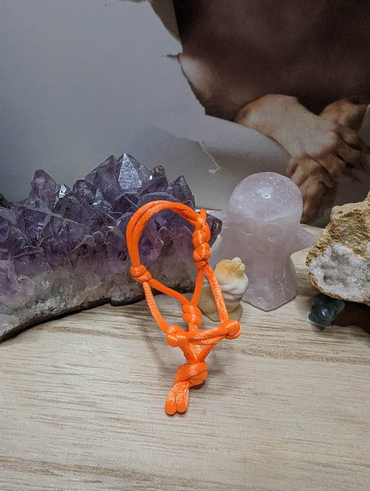 Mini Knotenhalfter Orange