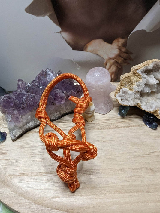 Mini Knotenhalfter Orange