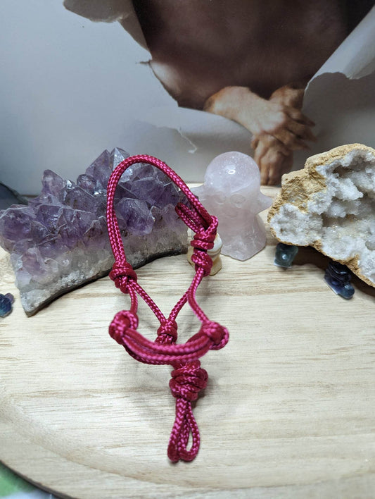 Mini Knotenhalfter Fuchsia