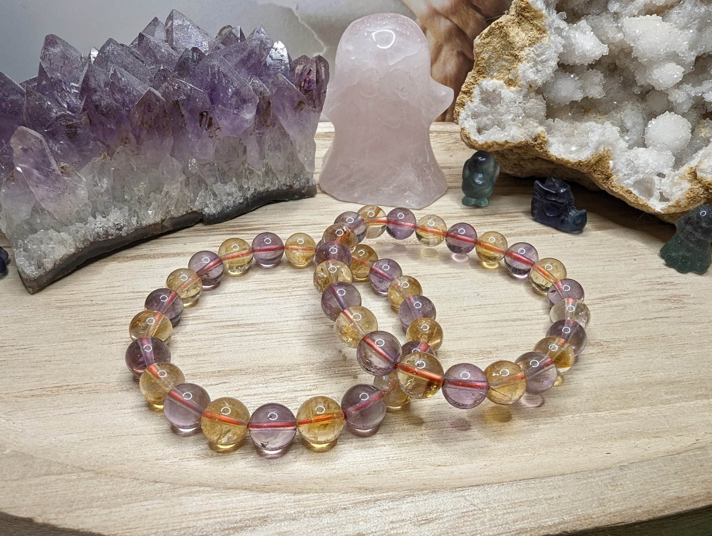 Amethyst Citrin Armband